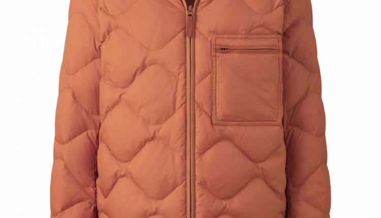 Recycled Down Jacket_Dark Orange